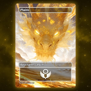 Anime Plains Land Proxy Card: Custom EDH Commander Gift