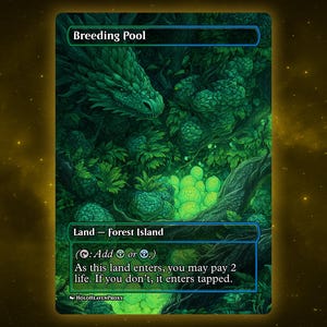 Anime Waifu Proxy Card: Custom EDH Commander Card