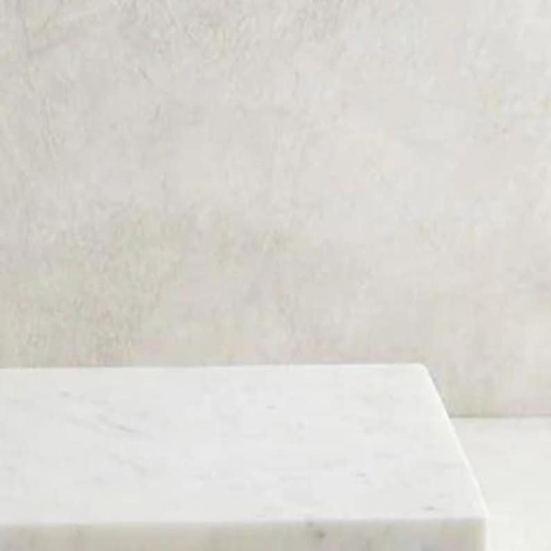 Close-up of polished marble tray texture and finish