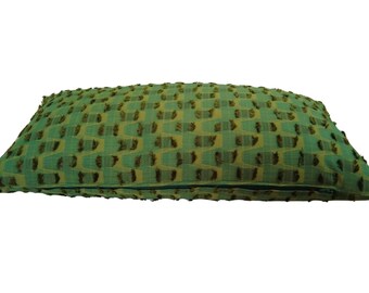 Rectangular Pillow Cover Approx. 24&quot; x 13&quot; Modern Contemporary Style in Green colors for Living room-bedroom-dorm-patio-sun room and office.