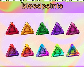 10 Bloodpoints Twitch Badges (Digital Download)