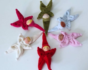 6 Star babies, Acrobatic Baby Doll, Star babies, Waldorf Inspired Baby Doll