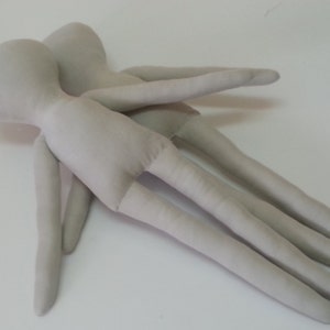 2 Unfinished Dolls 16 in (40 cm), Rag Doll DIY, body dolls, blank dolls