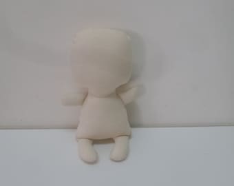 Baby rag doll, Premade baby doll, cloth doll, unfinished baby doll