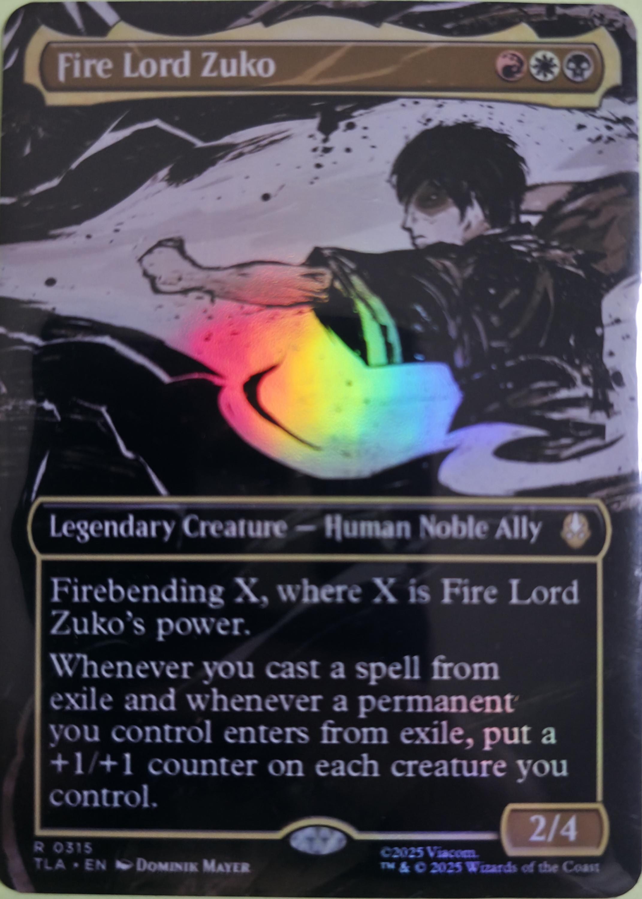 Fire Lord Zuko (scene/book 3) (proxy) - Etsy