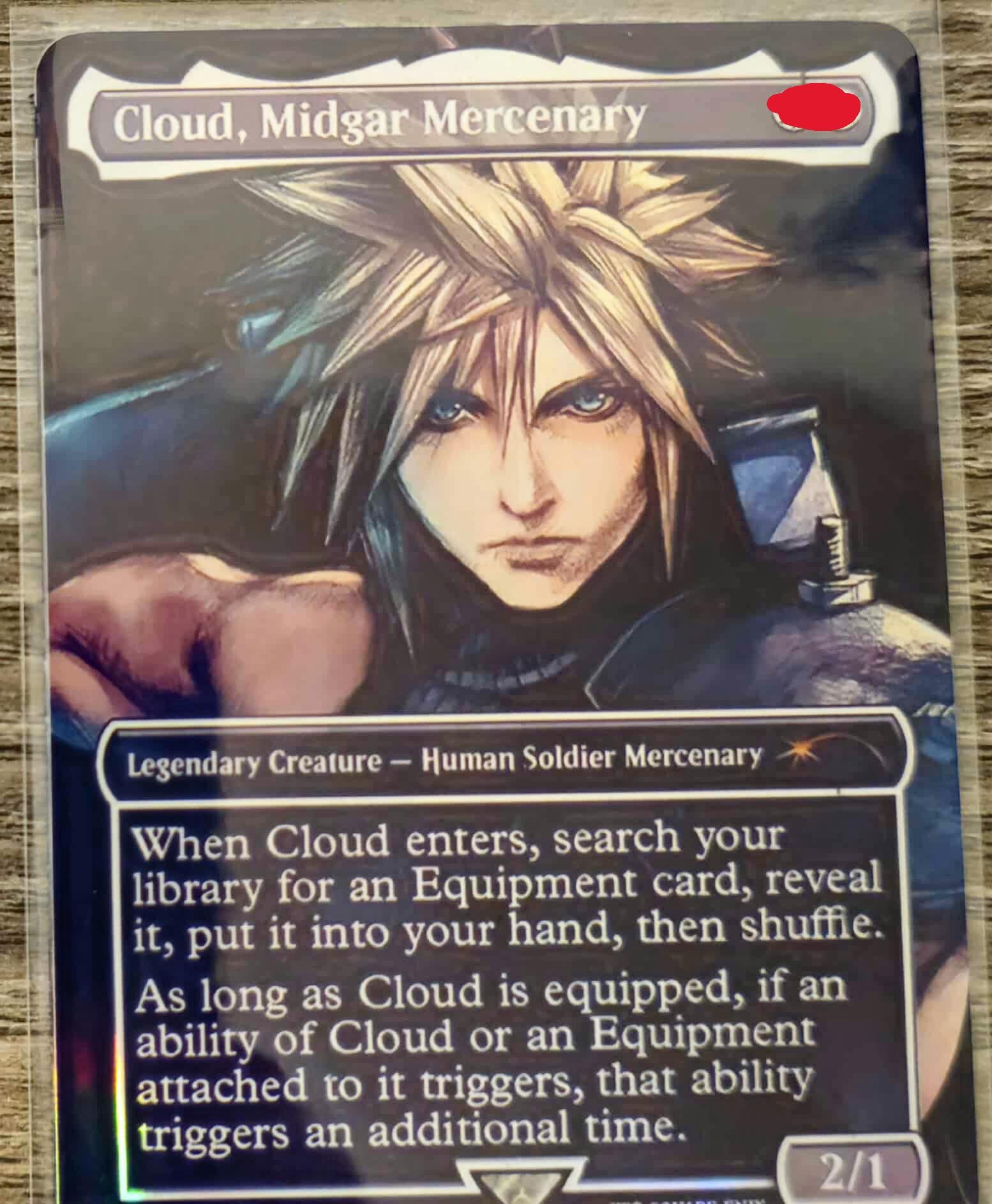 Cloud, Midgar Mercenary (holo) (PROXY) - Etsy