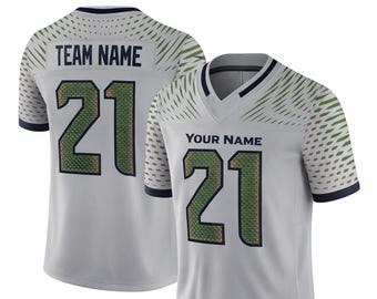 Personalized Seattle Football Famous Team Uniform Jersey For Men Women, Trendy Game Day Gift, Seattle Football Fan Shirt, Hawks Gear Gift