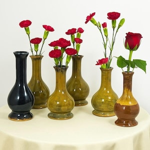 Whispering Bottles - Bud Vases – Wheel-Thrown Stoneware in the UK