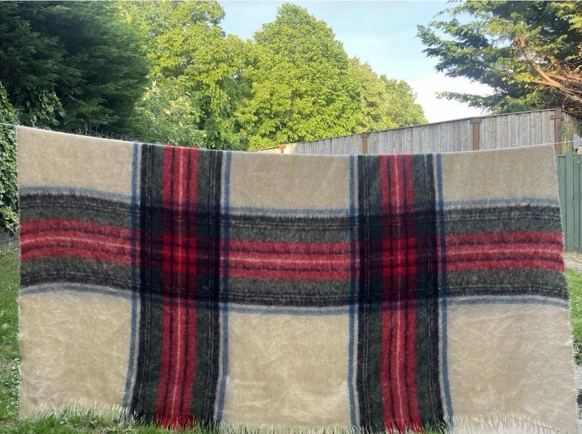 GLEN CREE モヘヤブランケット(L) Glen Cree Mohair - Etsy