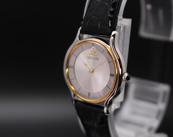 腕時計 SEIKO CREDOR クレドール18kt 5A70-0610 MINT] SEIKO CREDOR 5A70-0610 18KT Quartz Stainless Analog