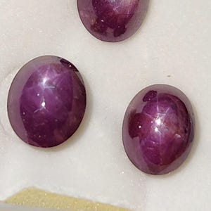 20.cts Natural Star Ruby Matching Pair | Loose Asterism Ruby Gemstones