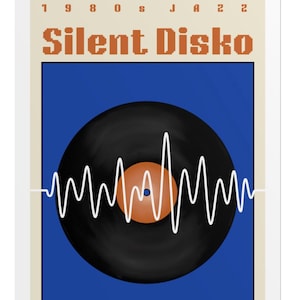 Retro, Vintage Vinyl Music Digital Print