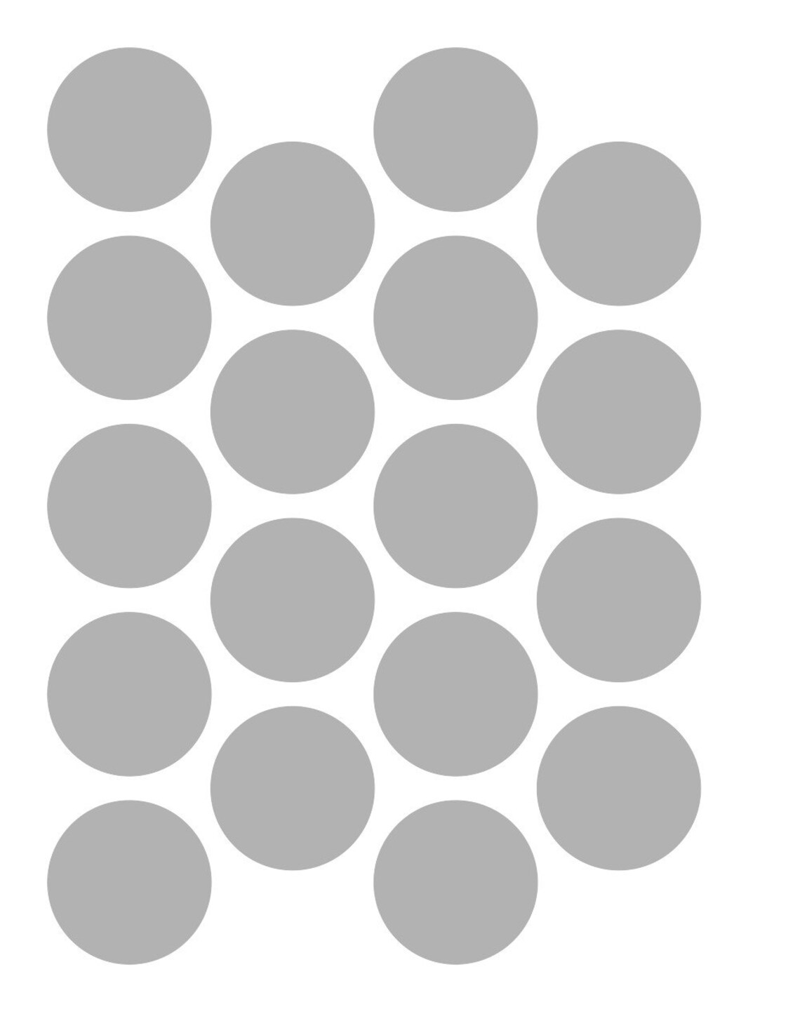 Psd Template - 18 Circles, 1.75 Inch - Etsy