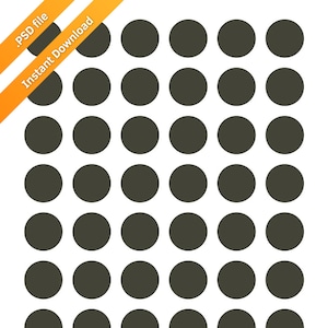 Kronkorken Vorlage: 1-Zoll-Kreise PSD (Digitaler Download)