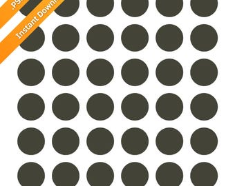 Bottle Cap Template: 1-Inch Circles PSD (Digital Download)