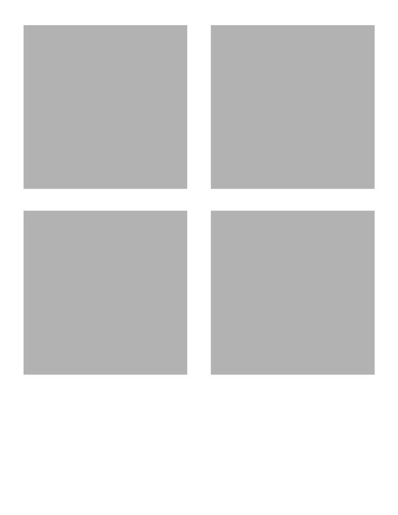 Editable 4 Square Template Editable 4 Square Template