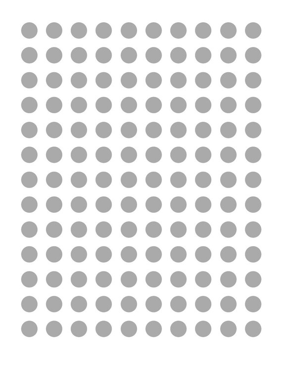 Psd template half inch circles | Etsy