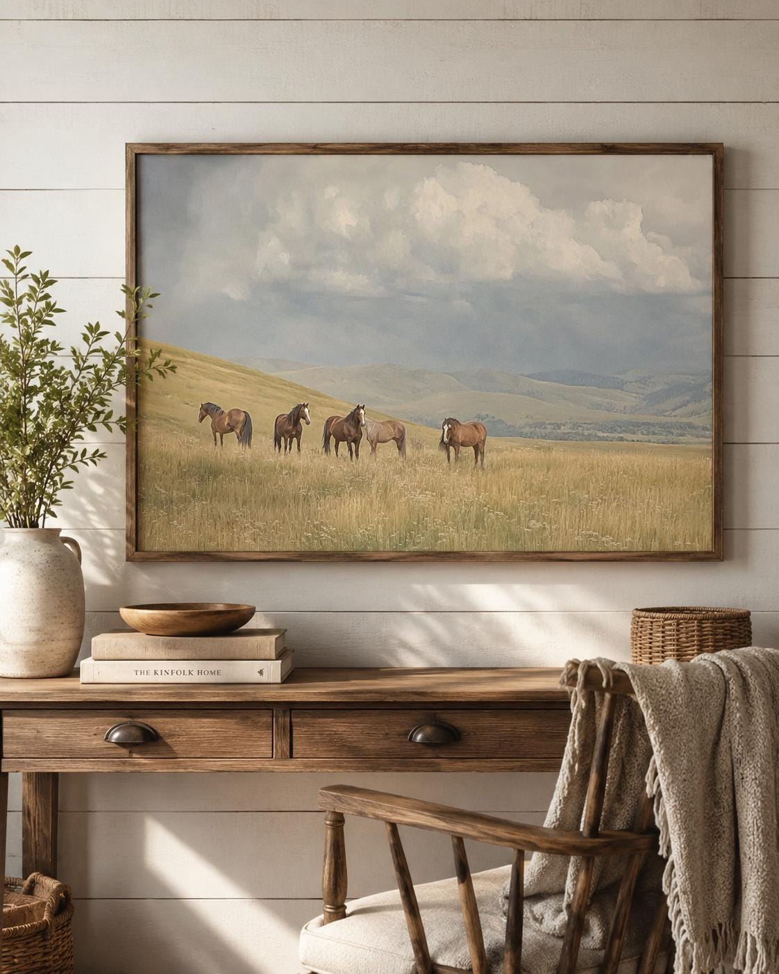 Gold Framed Horse Art - Etsy