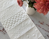 Made-to-Order Whole Cloth Quilted Table Runner Sampler Quilted Runner