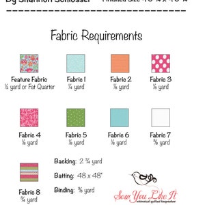 PDF Version Easy Quilt Pattern Pixie by Sew You Like It Digital Download Baby Quilt Pattern Beginner Friendly image 2