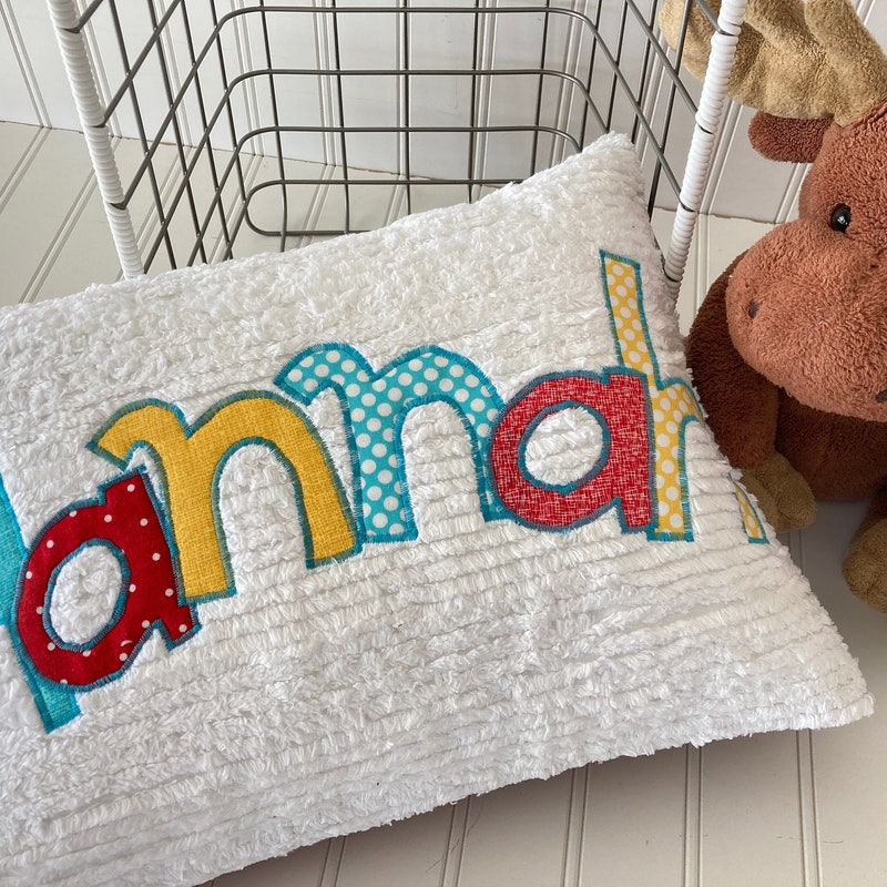 Applique Pillow - Etsy