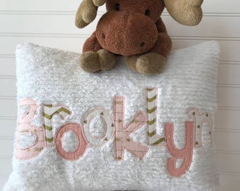 Made-to-Order, Personalized Pillow, Custom Name Pillow