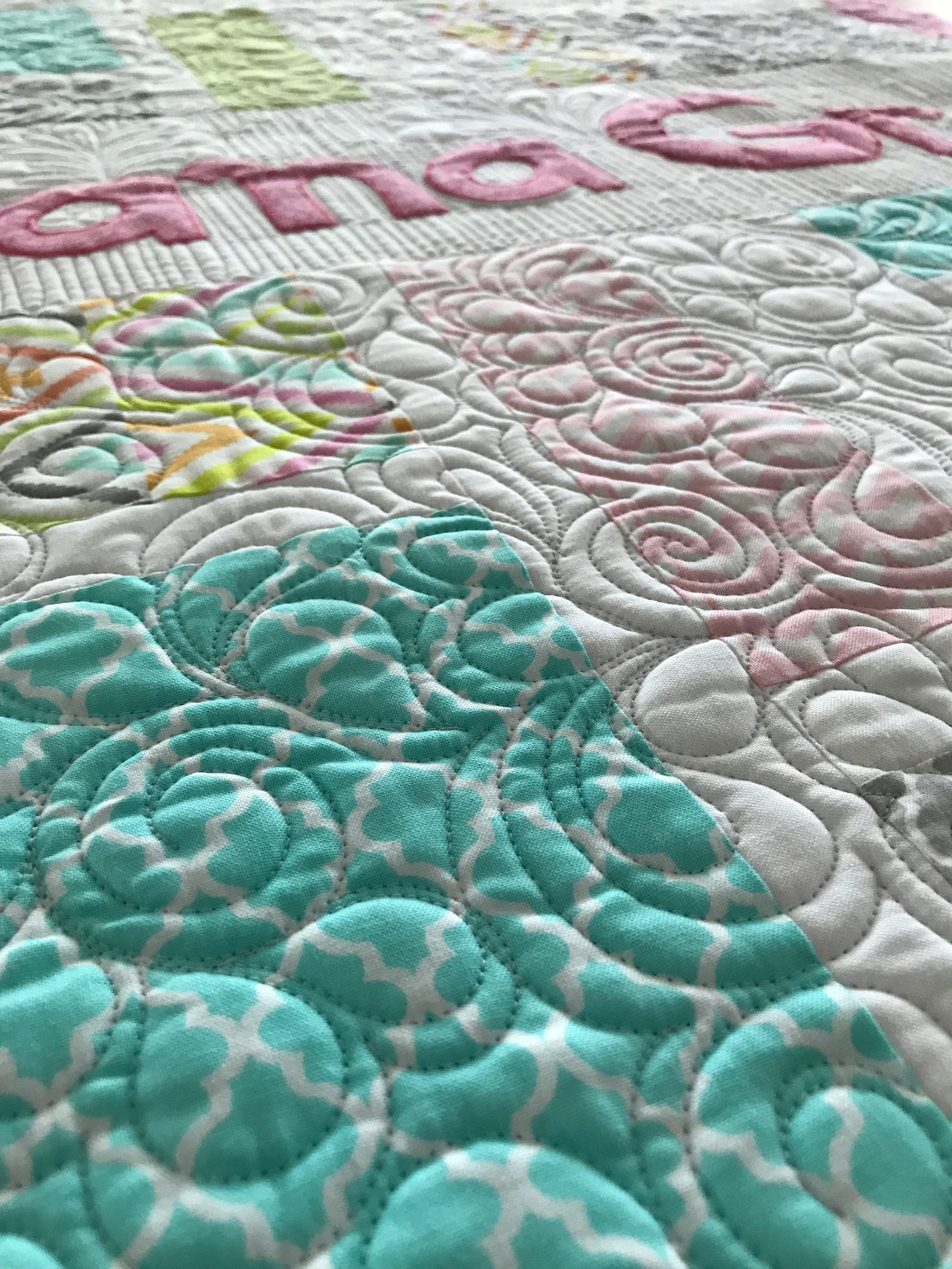 Made to Order Personalized Baby Quilt Custom Name Quilt Etsy