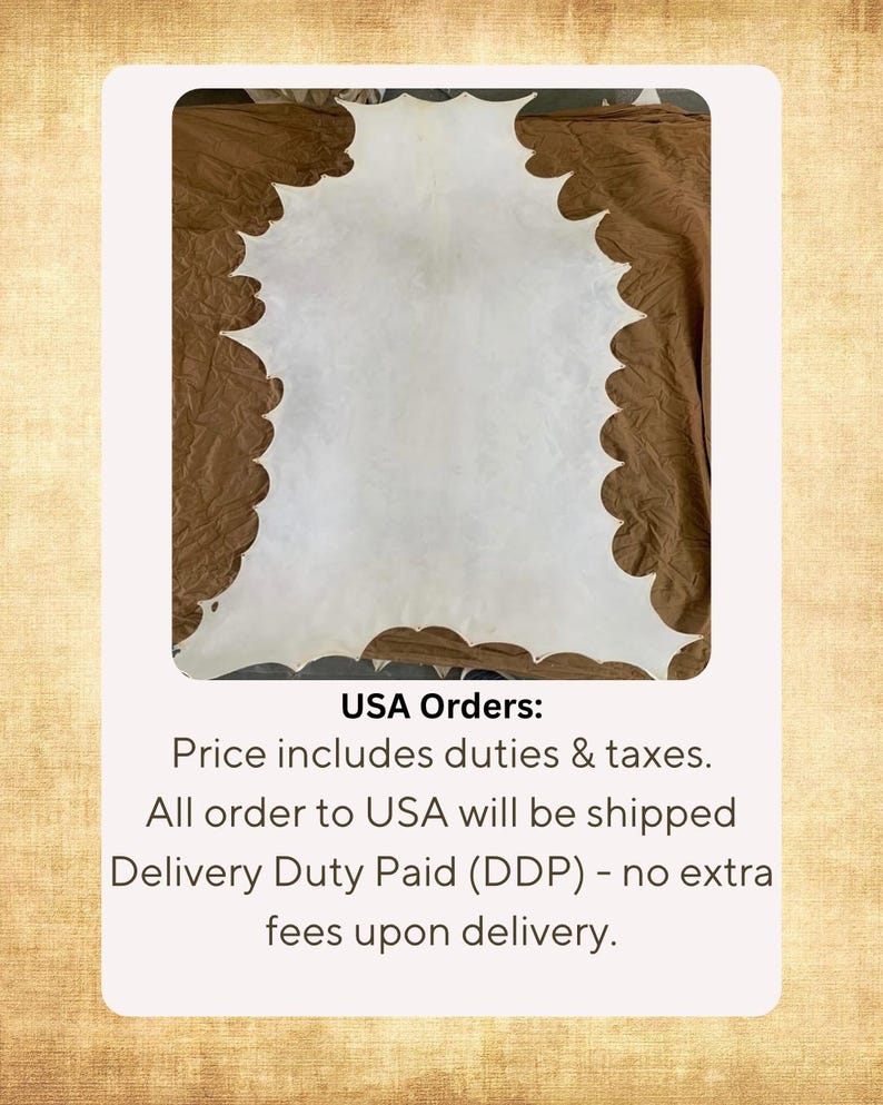 Parchment Leather full Hide Goatskin Vellum natural Parchment Vellum premium Goat Hide Parchment paper for Furniture Lampshade calligraphy image 5