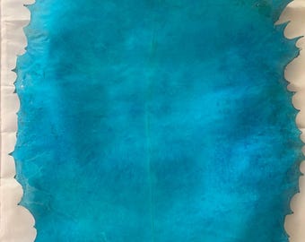 Parchment Leather Dyed real Vellum Leather Hide colored parchment vellum Goatskin for calligraphy,Bookbinding,Lampshade and Interior Design
