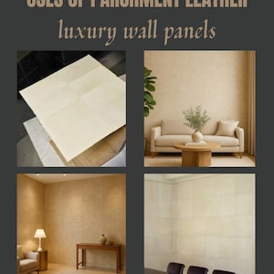 Parchment Leather full Hide Goatskin Vellum natural Parchment Vellum premium Goat Hide Parchment paper for Furniture Lampshade calligraphy image 10