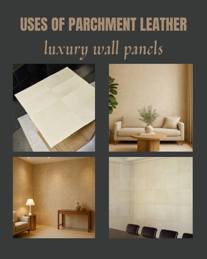 Parchment Leather full Hide Goatskin Vellum natural Parchment Vellum premium Goat Hide Parchment paper for Furniture Lampshade calligraphy image 10