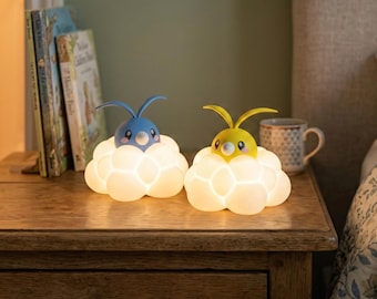 Game-Inspired Cloud Bird Night Light – 3D Printed Ambient Lamp