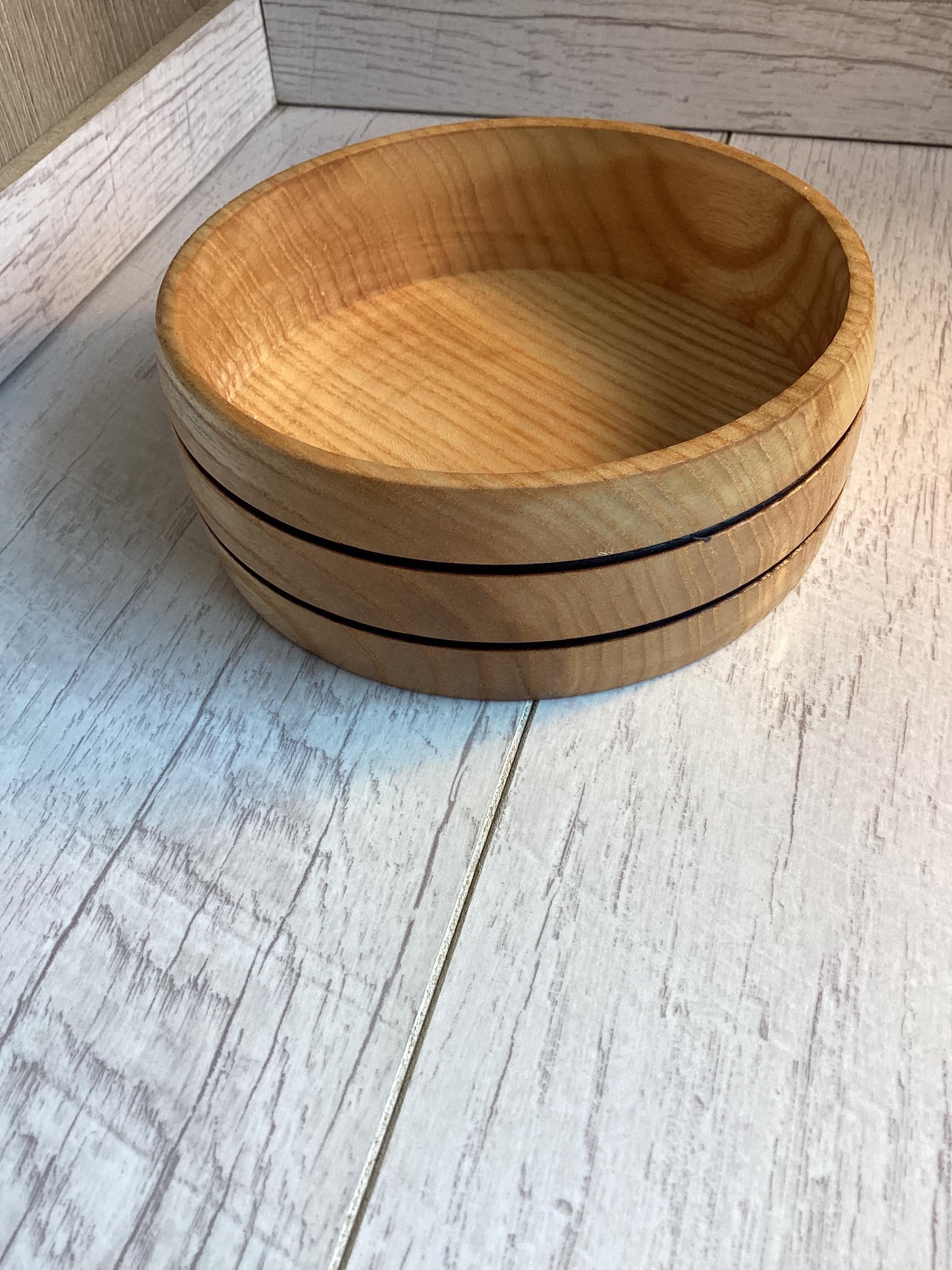 手作りの木製ボウル：装飾用小物皿、5インチ - Etsy 日本