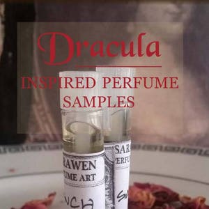 DRACULA inspired Perfume Oil Samples  1ml perfume