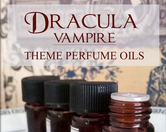 Vampire Dracula theme Perfume Oils 2ml I Gothic Vampire Dracula I Vegan Scents