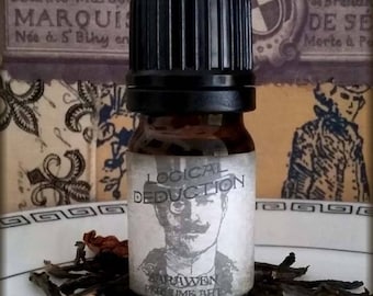 LOGICAL DEDUCTION Mens Scent Cologne Oil I Sherlock Holmes inspired