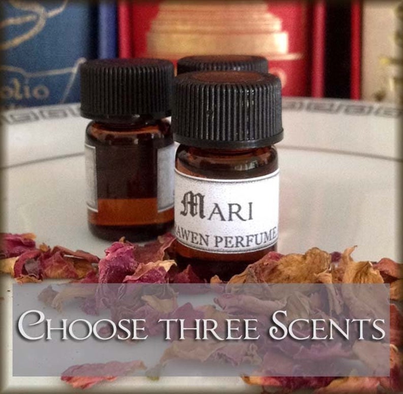 THREE Perfume Oils 2ml I Choose Your Scents image 1