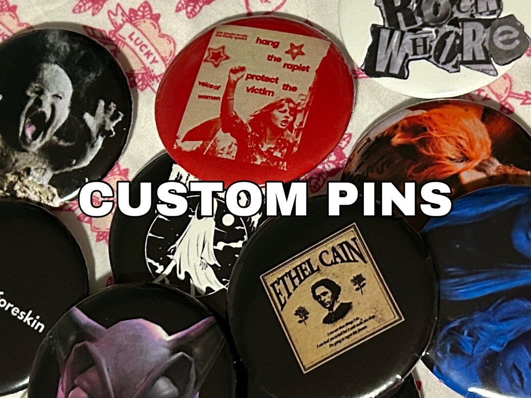 Custom 2.3inch Pins - Etsy