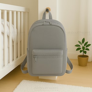 Backpack Mockup JPG | Editable Rucksack Digital Product Photo | Blank Bag Image for Design Display | Flat Lay Mockup for Branding & Etsy
