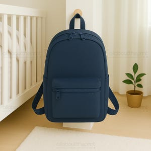 Backpack Mockup JPG | Editable Rucksack Digital Product Photo | Blank Bag Image for Design Display | Flat Lay Mockup for Branding & Etsy