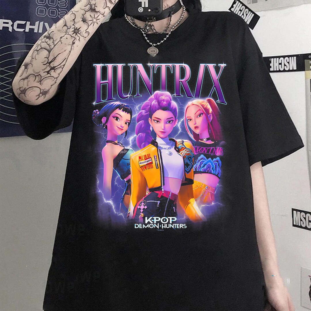 Huntrix Kpop Demon Hunters PNG Digital Download - Etsy India