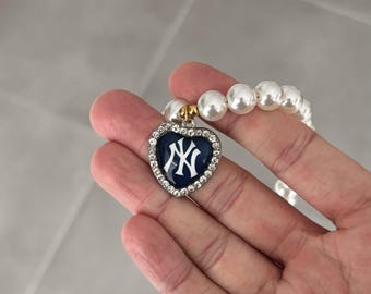 m*u様 NY ヤンキース パール ハート ネックレス il_340x270.7071736200_45ro.jpg