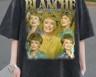 Camiseta gráfica vintage de Blanche Devereaux, unisex, colores cómodos