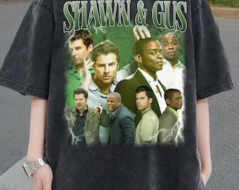 Male Detective Duo Tee, Vintage Style Shirt, Green and Black Design, Fan Gift, Retro TV Show Inspired, Gift for Him