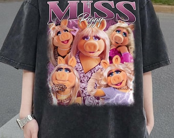 Camiseta pirata de Miss Piggy, colores cómodos