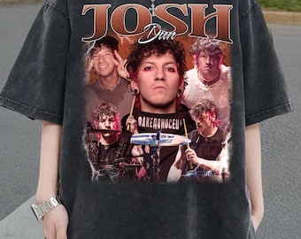 Josh Dun T-Shirt, Music Lover Band Merch, Unisex Retro Tee