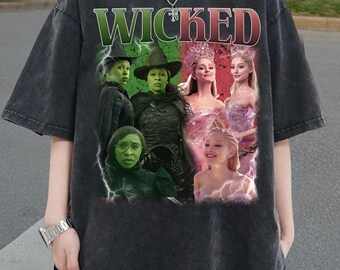 Maglietta musicale Wicked, Defy Gravity, ispirata al film Wizard