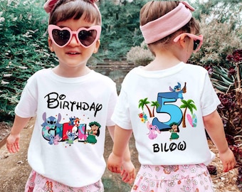 Stitch Birthday Png, Personalized Birthday Stitch Png, Angel Stitch Png, Magical Kingdom Png, Disney Png, Lilo and Stitch Birthday Girl Png