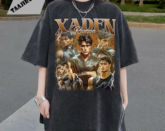 Vintage 90s Xaden Riorson T-Shirt, Fourth Wing Dragon Rider Shirt
