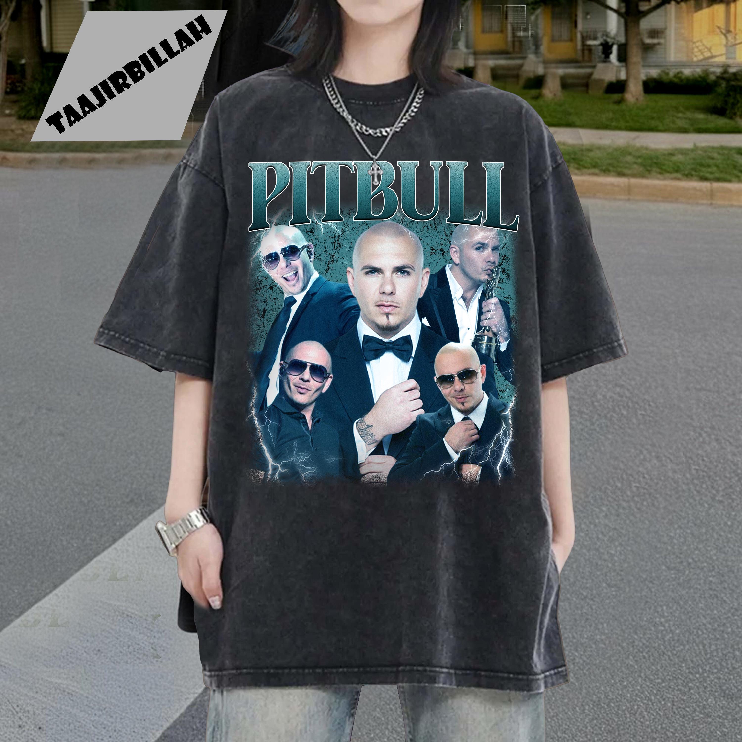 Pitbull shirt rapper - Etsy 日本
